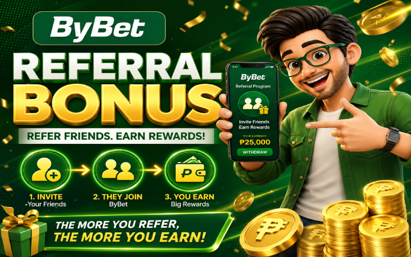 ByBet Referral Bonus Commission Structure