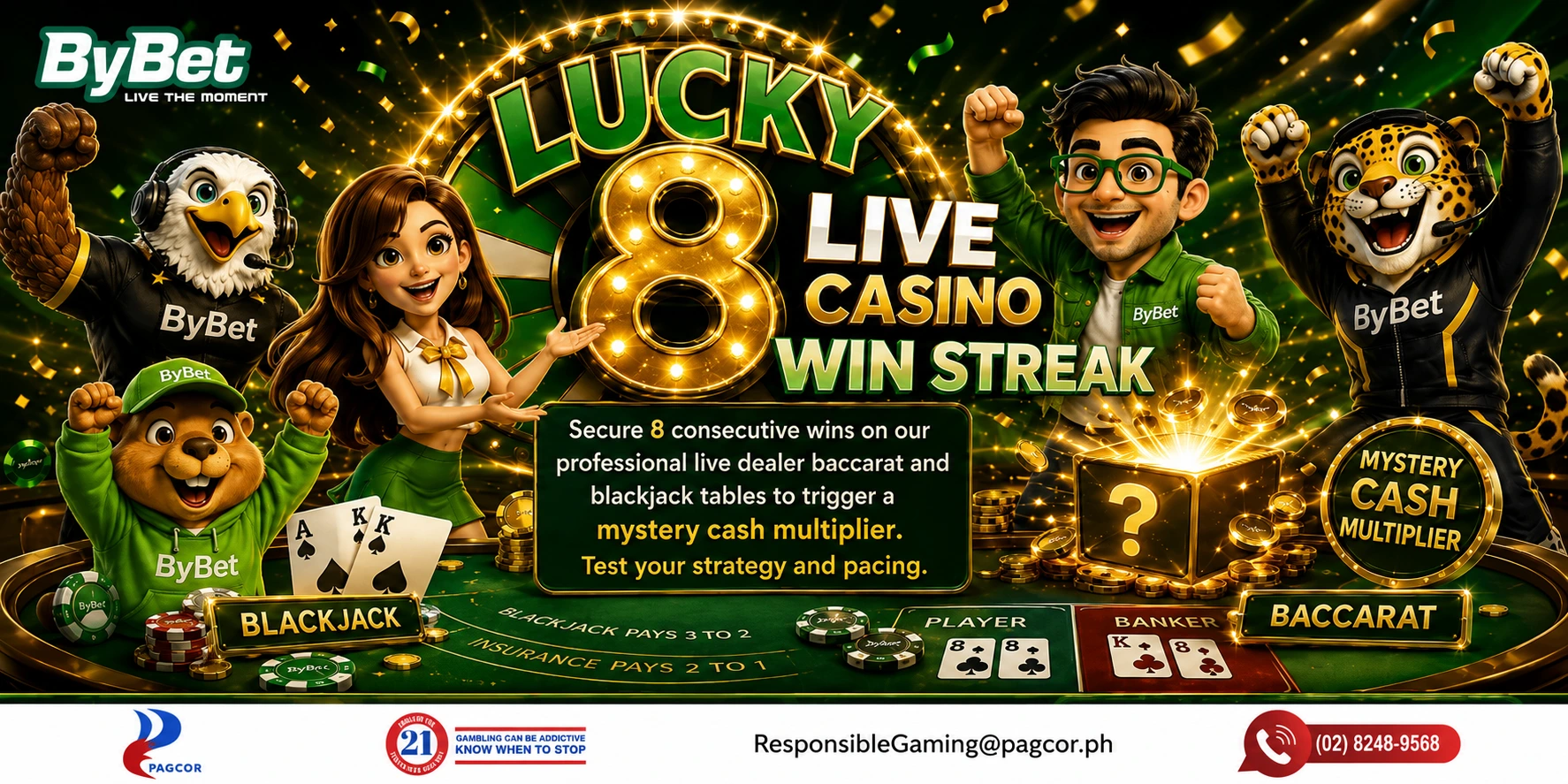 Lucky 8 Live Casino Win Streak