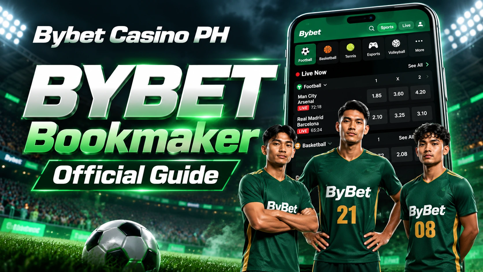 BYBET Bookmaker Official Guide: Claim Free ₱100 & Play Now