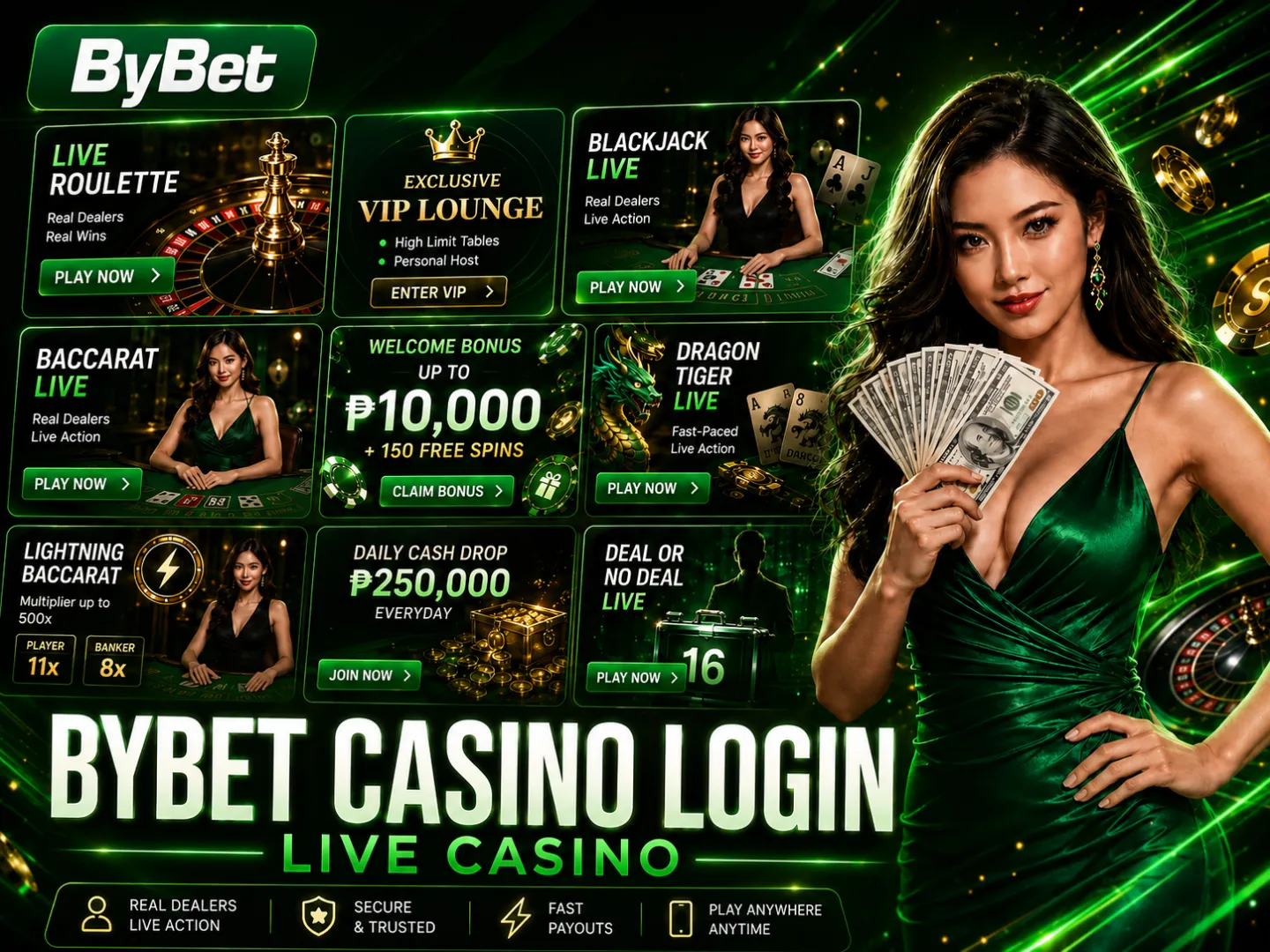 Bybet Live Casino – Real-Time Tables and Live Dealers PH