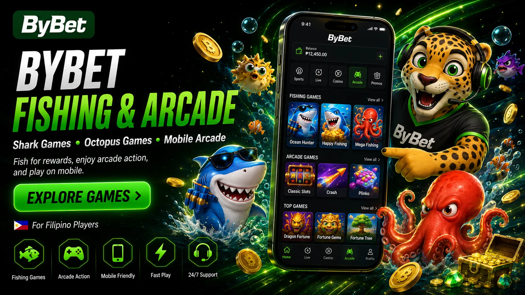 Bybet Fishing Games – Fish Shooting Action and Rewards PH