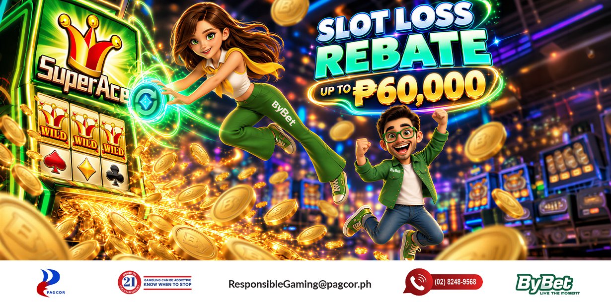 ByBet Slot Loss Rebate: Get up to ₱60,000 Weekly Bonus Back