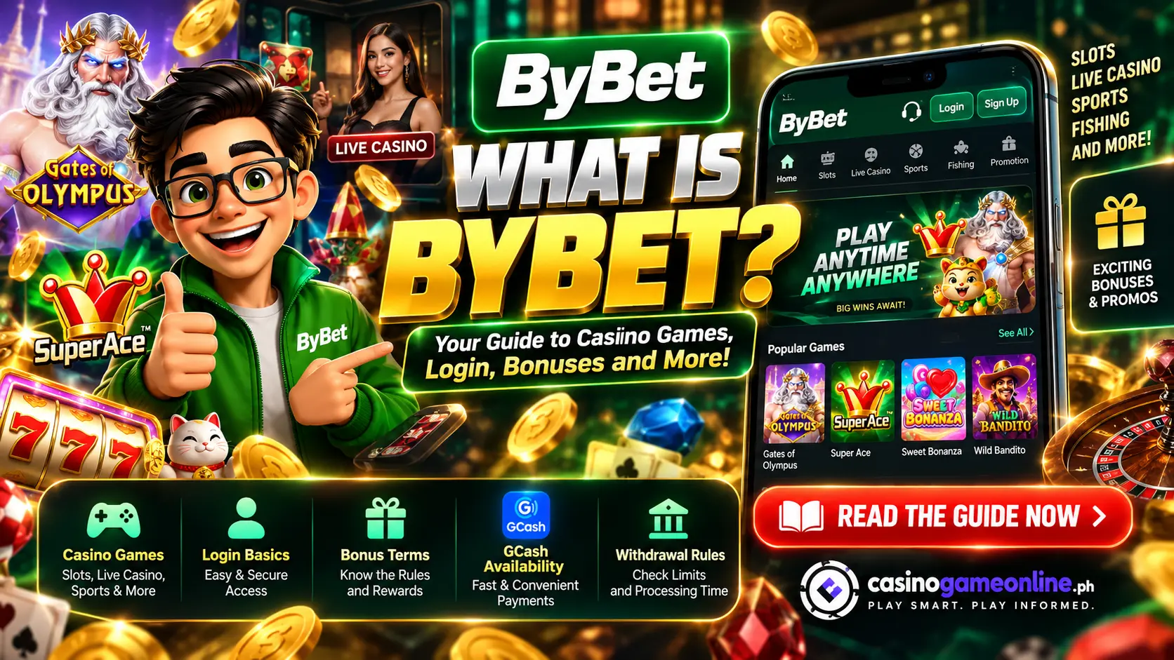 What Is Bybet? Explore Casino Games & Bonus Terms PH