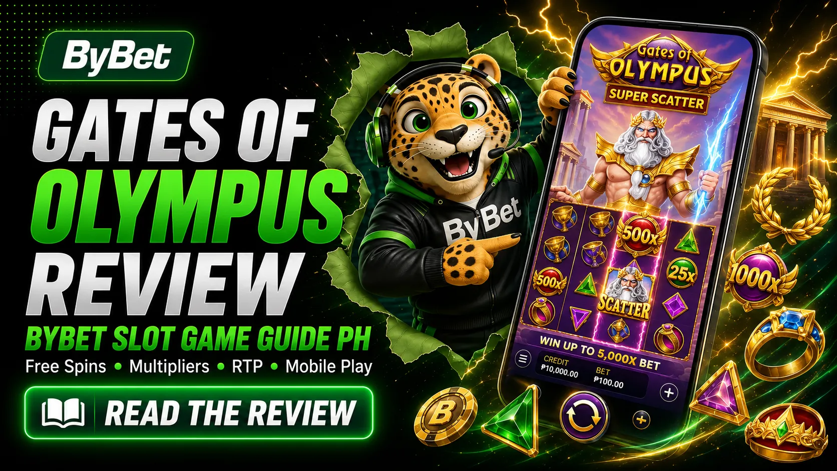 Gates of Olympus Review – Bybet Slot Game Guide PH