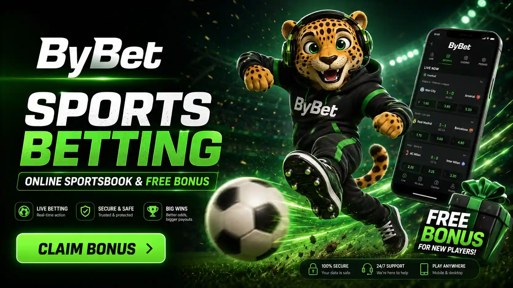 ByBet Sports Betting | Online Sportsbook & Free Bonus